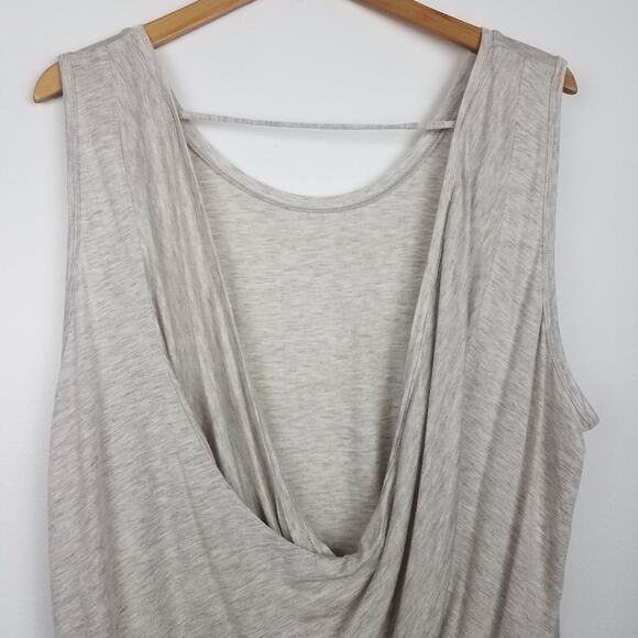 Active Life | Draped Tank Top Heather Grey XXL - Picture 3 of 6